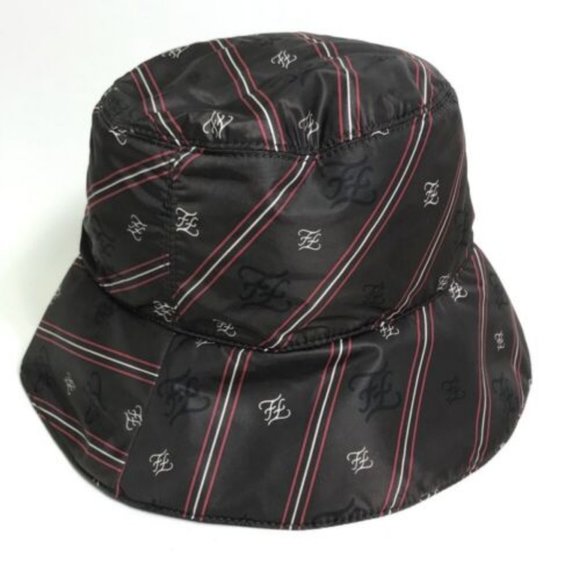 FENDI FXQ801 Carrigraphy bucket hat Nylon Brown main image 7